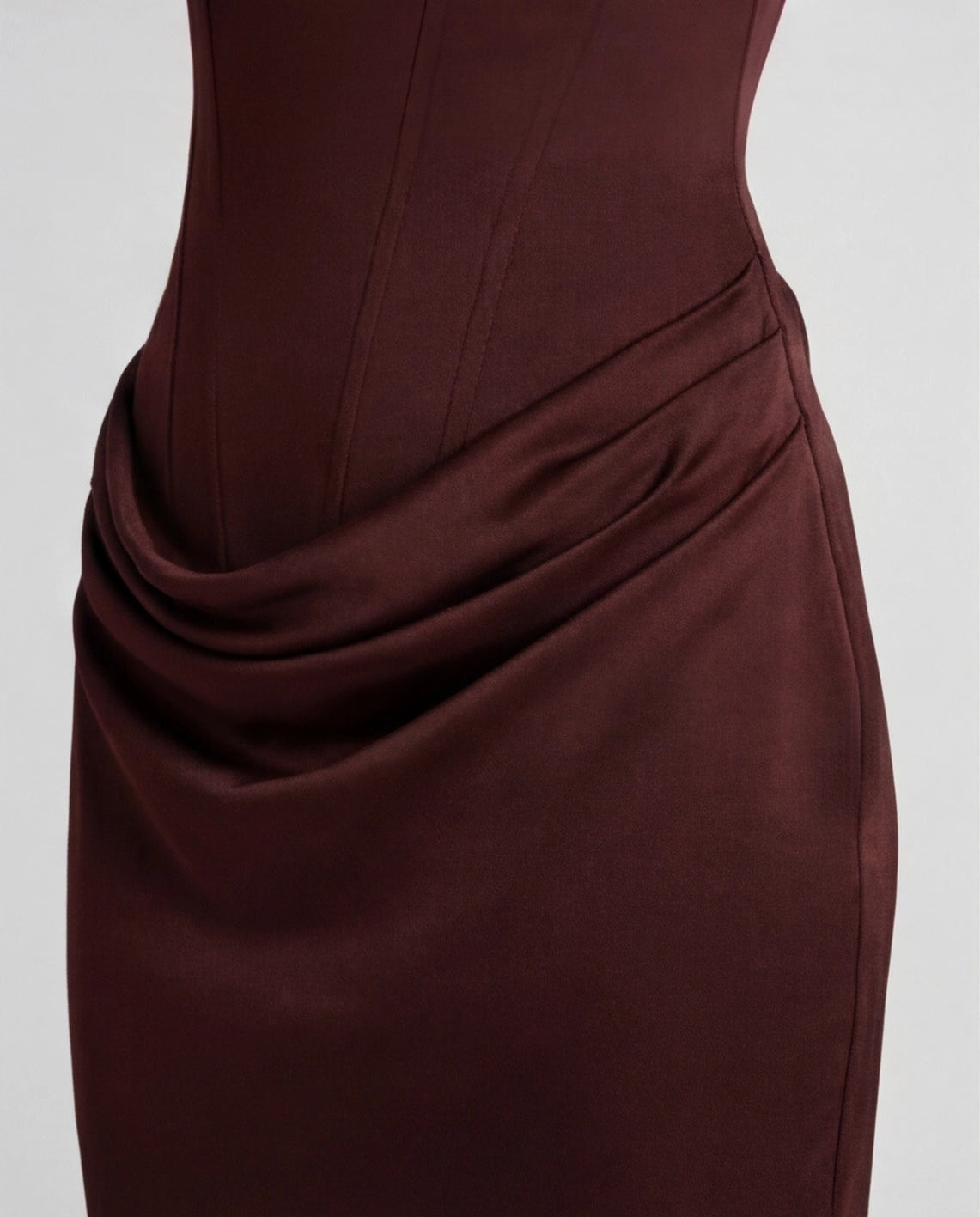 Women's Pleated Maxi Dress Off-Shoulder Cinched Waist Sling Dress