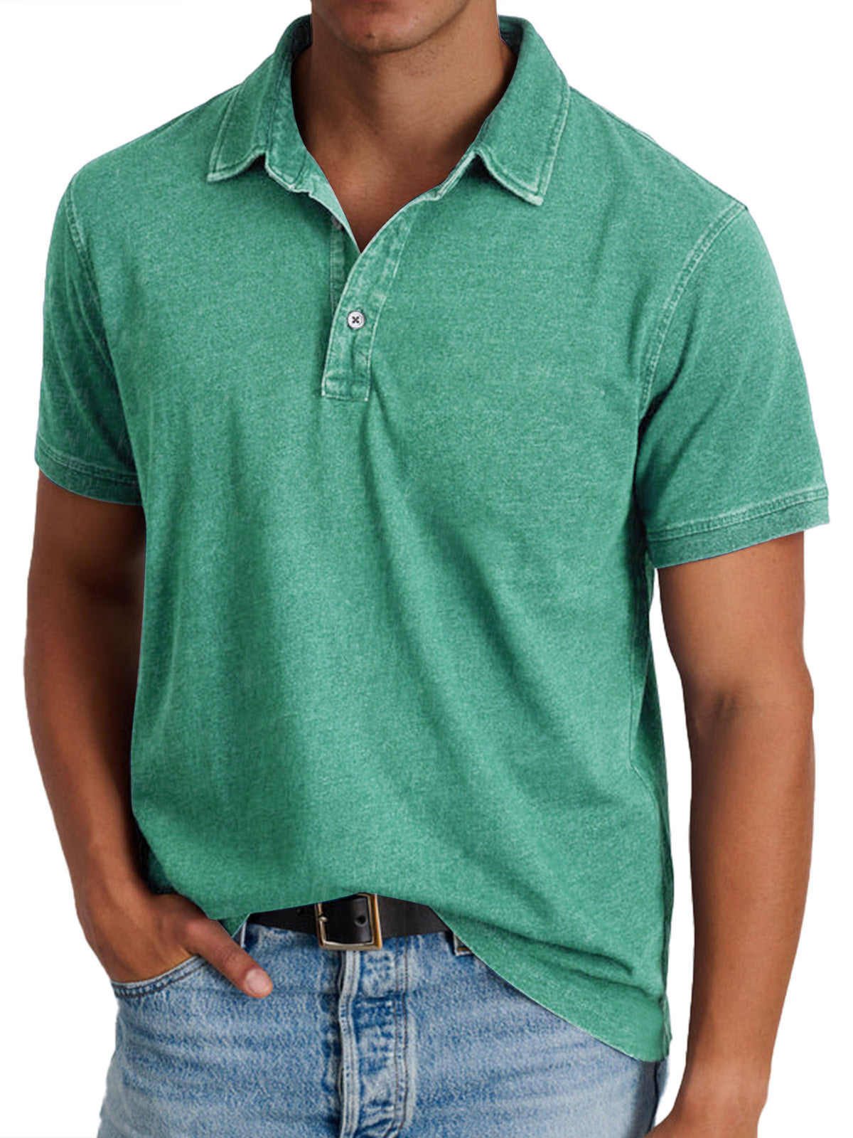 Men's Refined Heritage Polo Shirt for Smart Casual Style