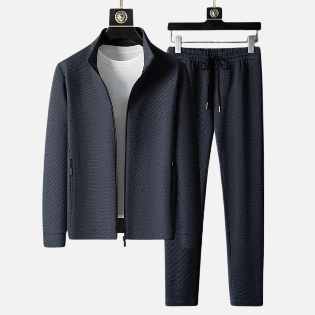 Men's Smart Dress Tracksuit Set for Polished Casual Occasions