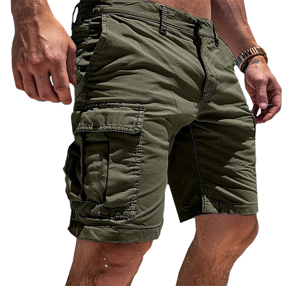 Men's Utility Cargo Shorts Multi-Pocket Lightweight Summer Shorts
