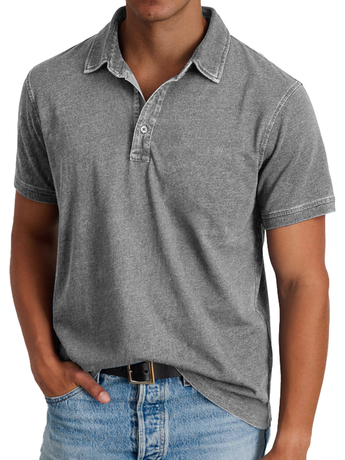 Men's Refined Heritage Polo Shirt for Smart Casual Style