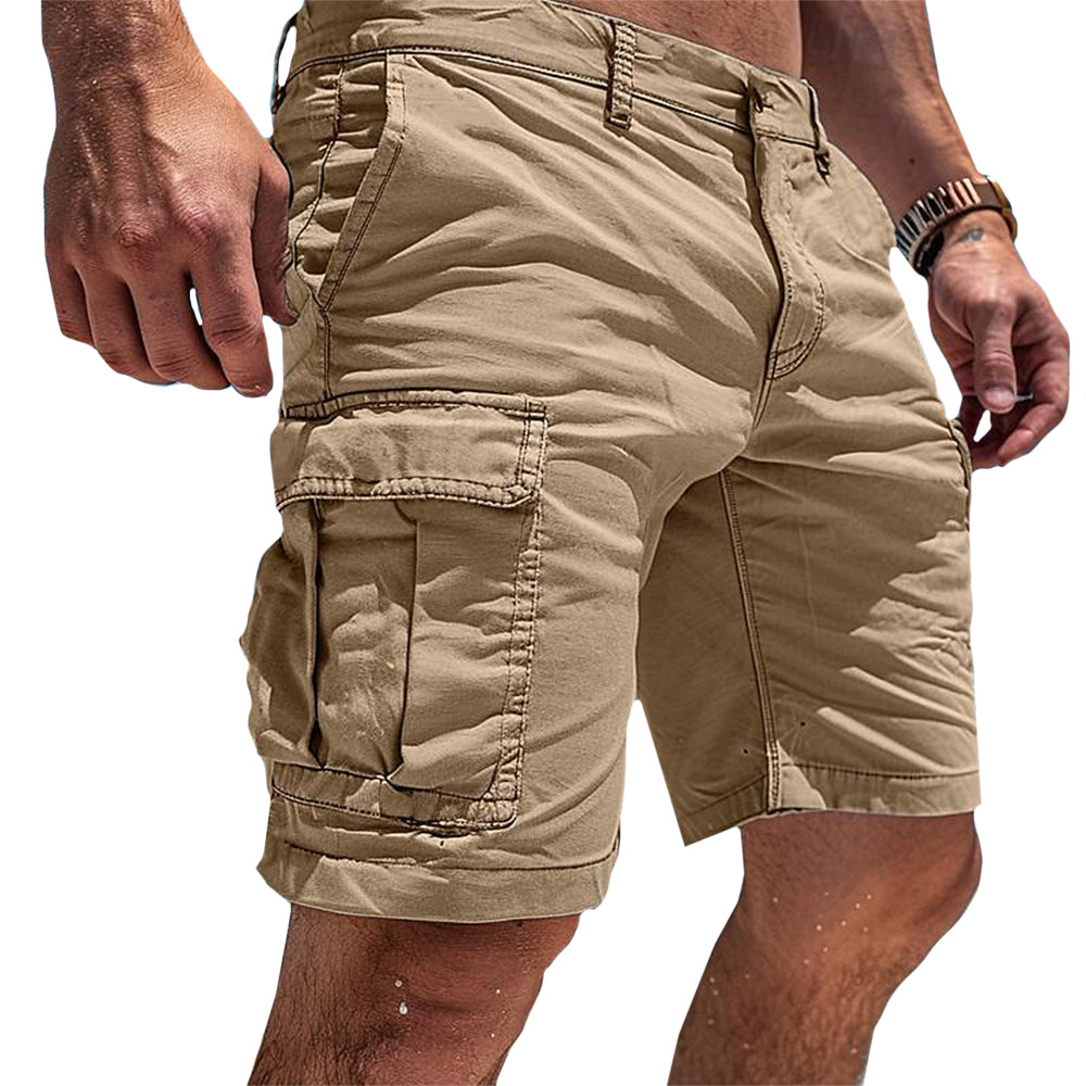 Men's Utility Cargo Shorts Multi-Pocket Lightweight Summer Shorts