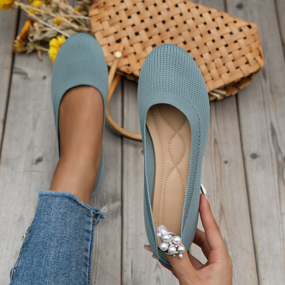 Women's Lightweight Orthopedic Slip-On Shoes for Daily Comfort