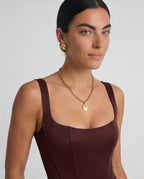 Women's Pleated Maxi Dress Off-Shoulder Cinched Waist Sling Dress