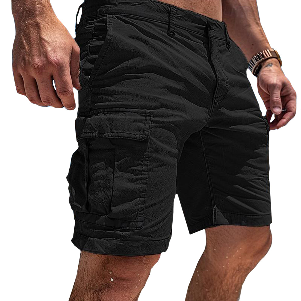 Men's Utility Cargo Shorts Multi-Pocket Lightweight Summer Shorts