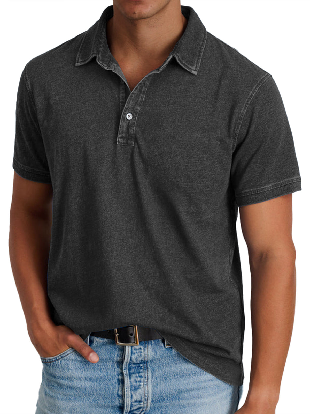 Men's Refined Heritage Polo Shirt for Smart Casual Style
