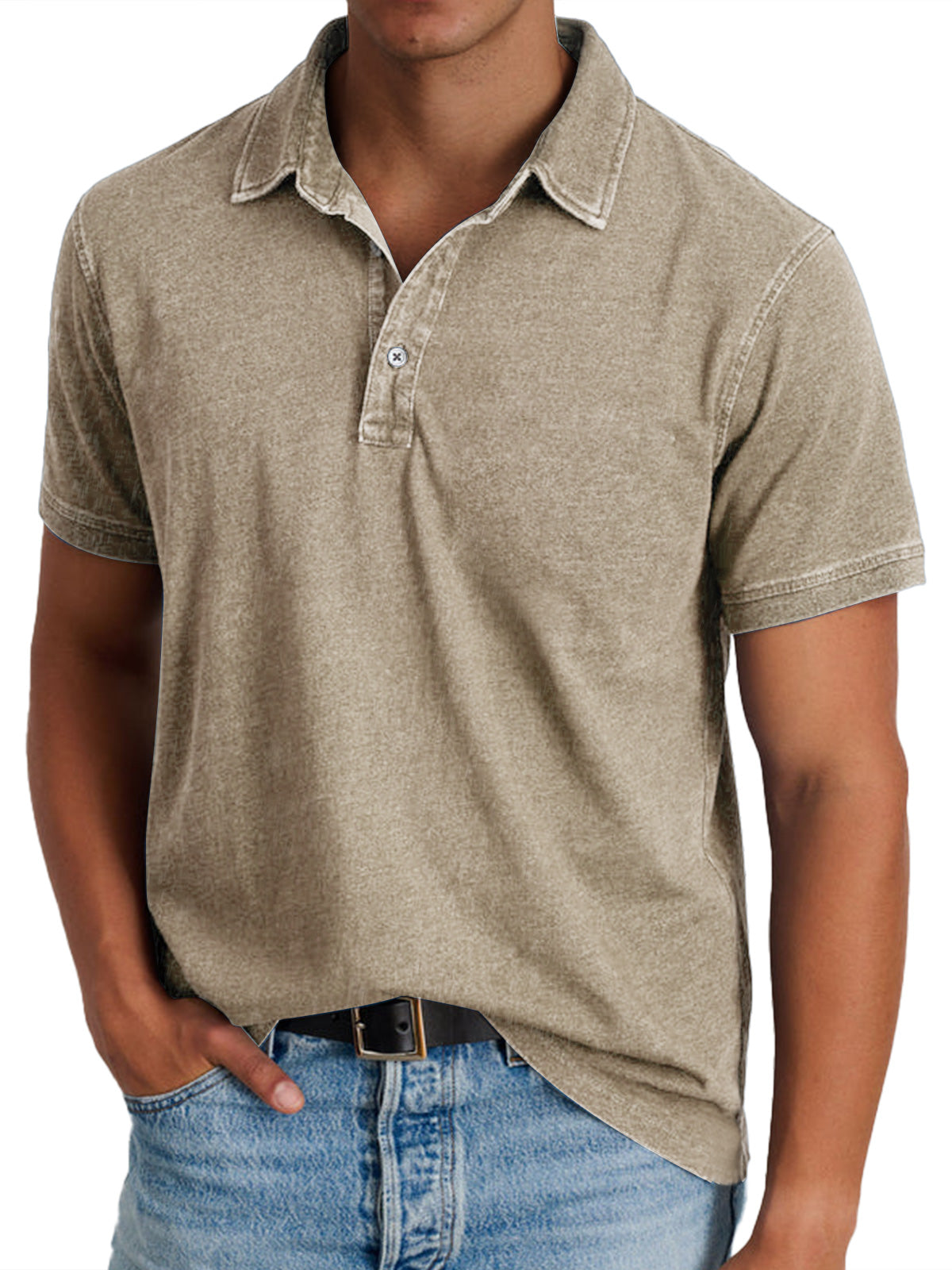 Men's Refined Heritage Polo Shirt for Smart Casual Style