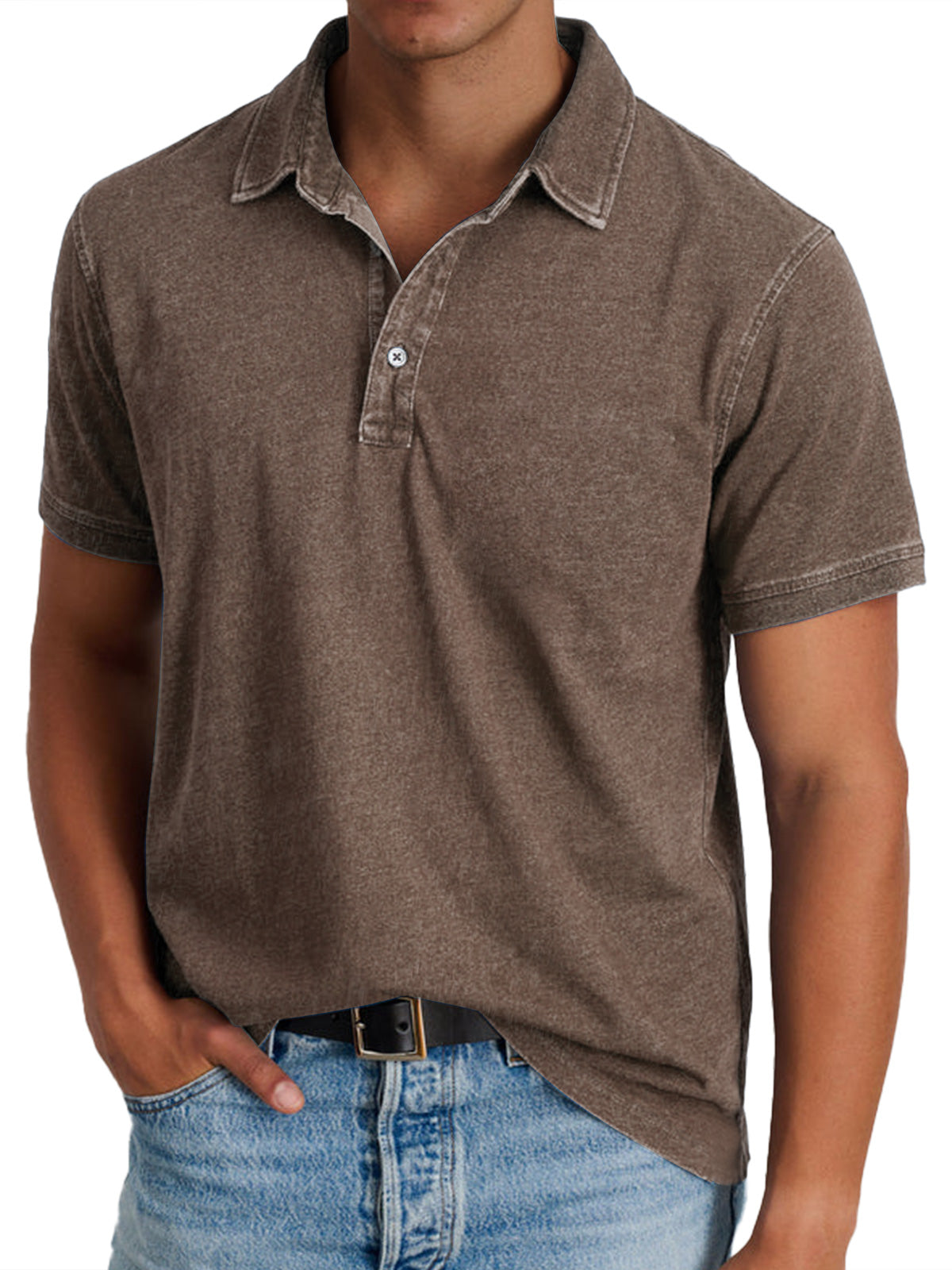Men's Refined Heritage Polo Shirt for Smart Casual Style