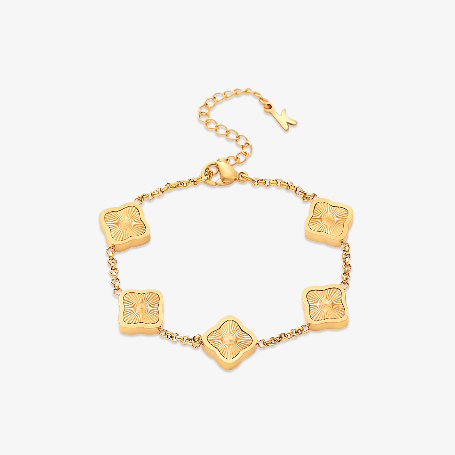 Women's Clover Charm Bracelet Waterproof Hypoallergenic Premium Gift