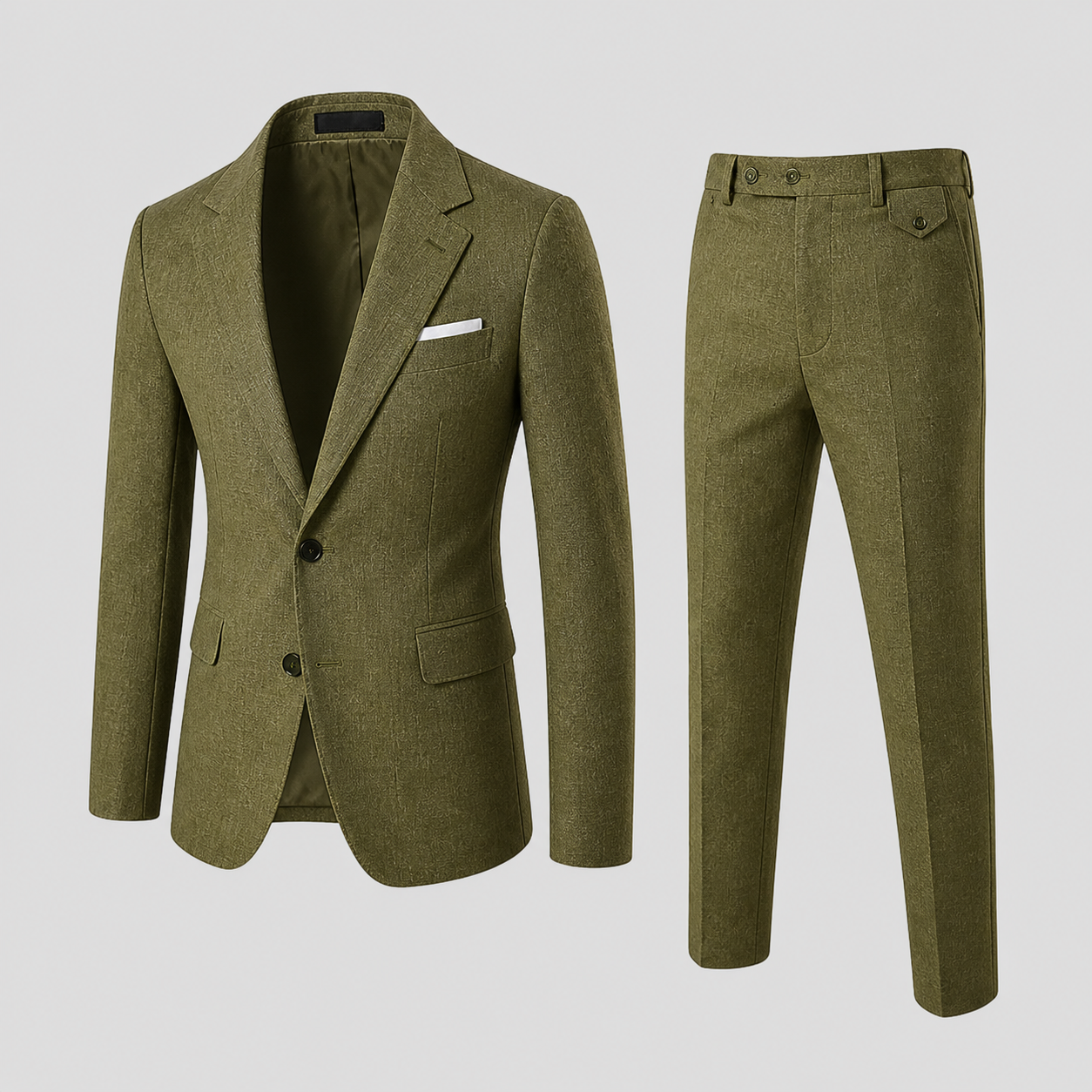 Men's Tailored Linen Suit for Summer Weddings and Smart Occasions