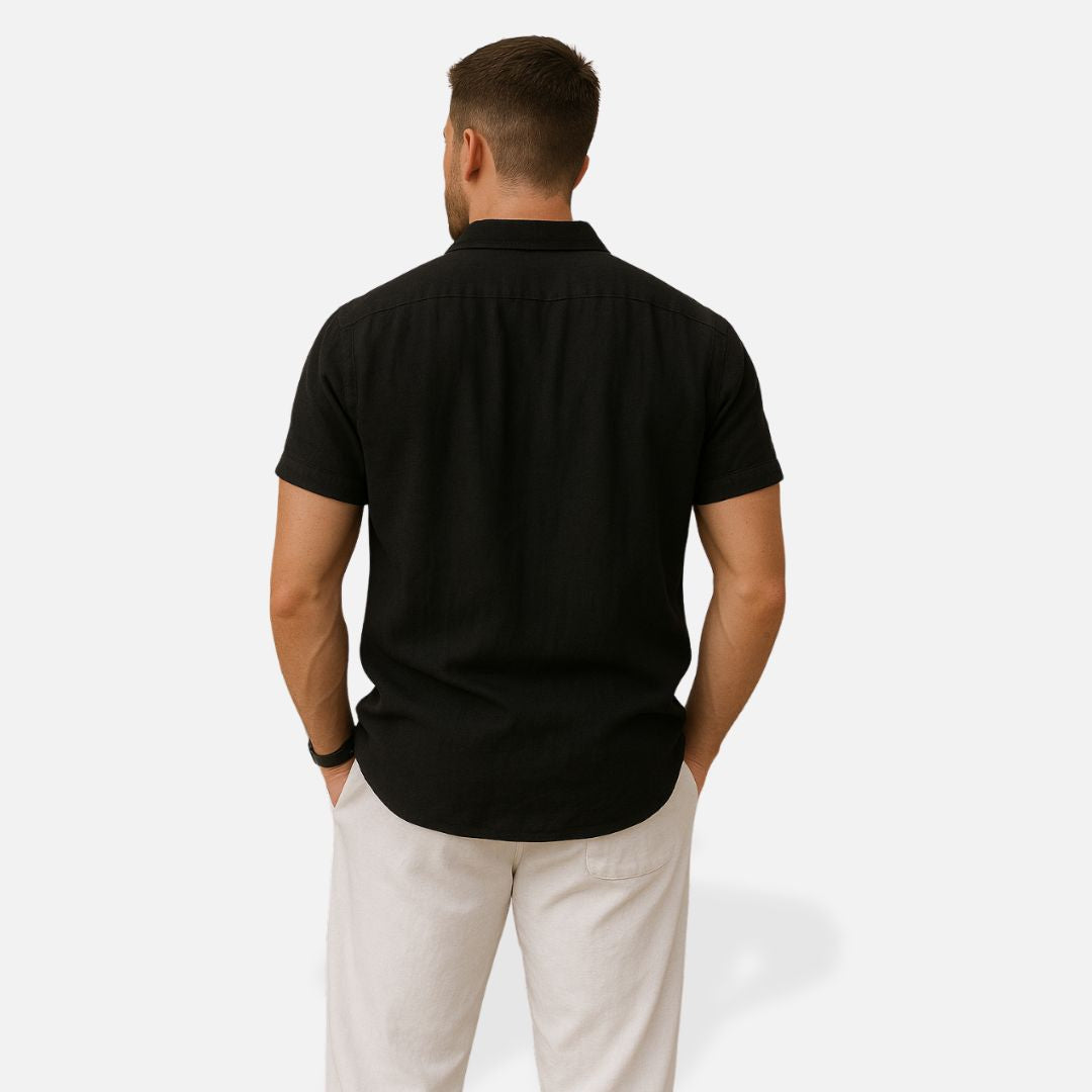Men's Old Money Relaxed Linen Set for Summer Occasions