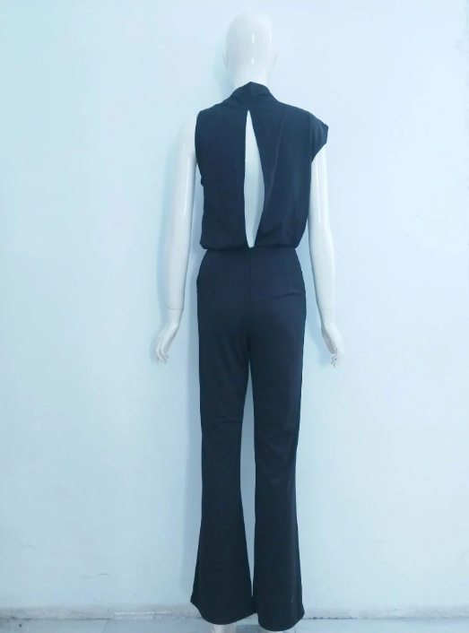 Women's Sleeveless Wide-Leg Jumpsuit Relaxed Summer Style