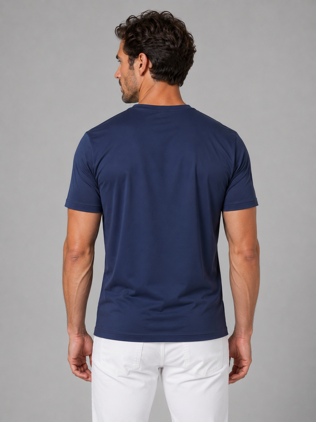 Men's Lightweight Cooling Crew Neck T-Shirt for Everyday