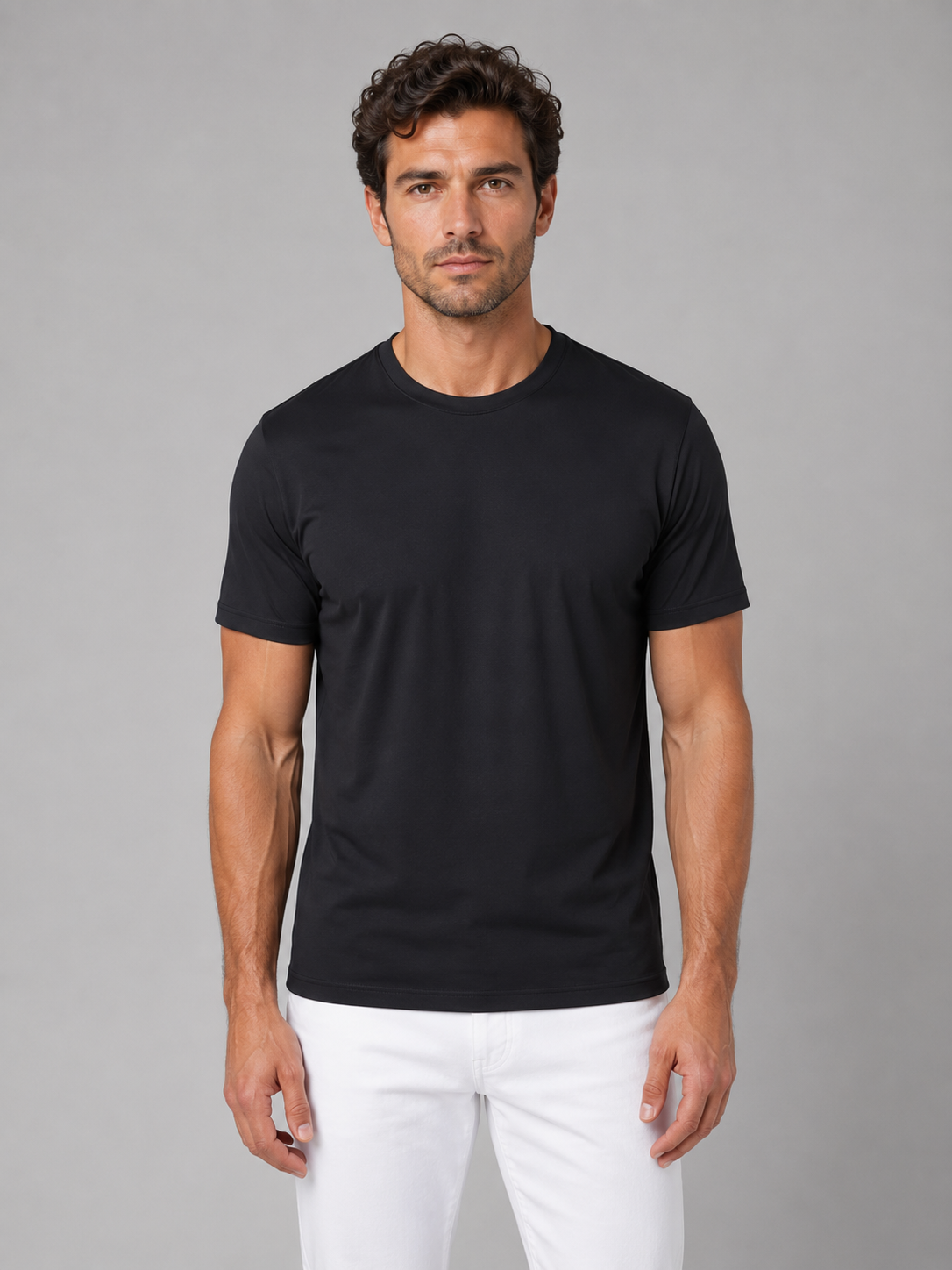Men's Lightweight Cooling Crew Neck T-Shirt for Everyday