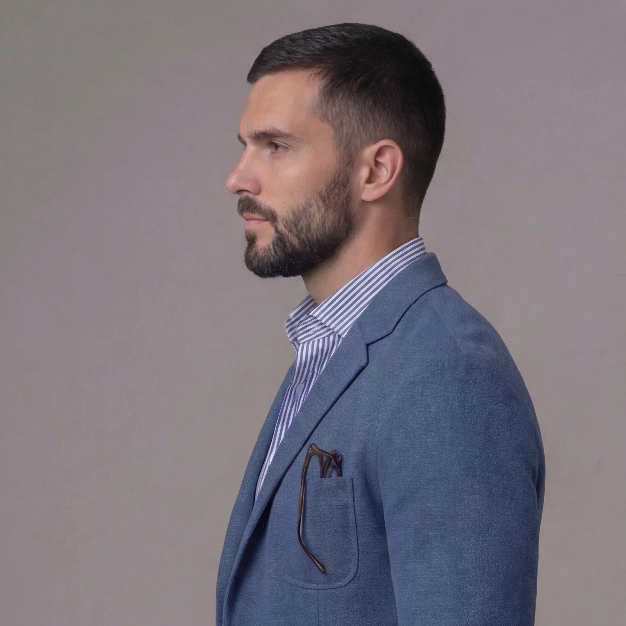 Men's Casual Linen Blazer Lightweight Unstructured Smart Jacket