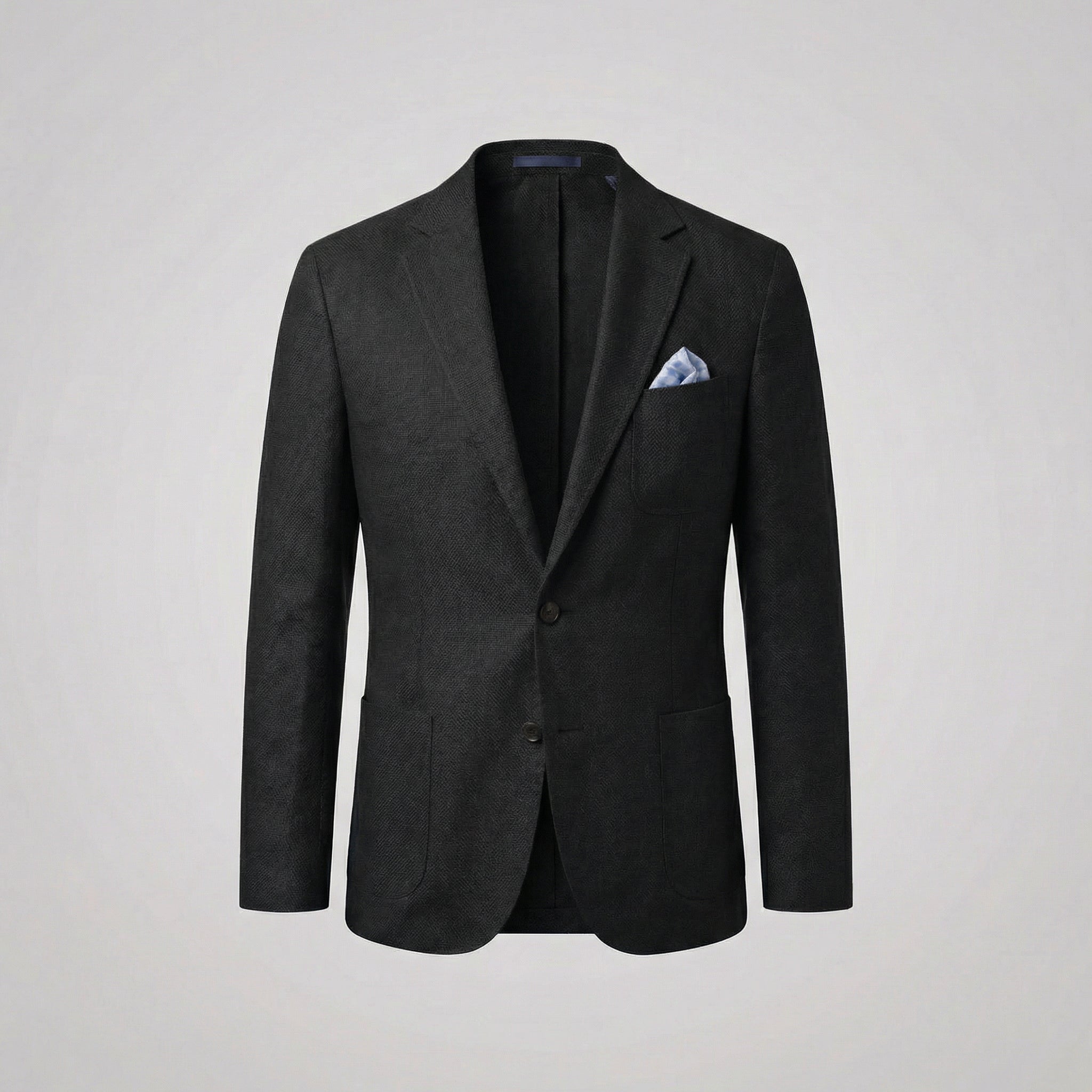 Men's Casual Linen Blazer Lightweight Unstructured Smart Jacket