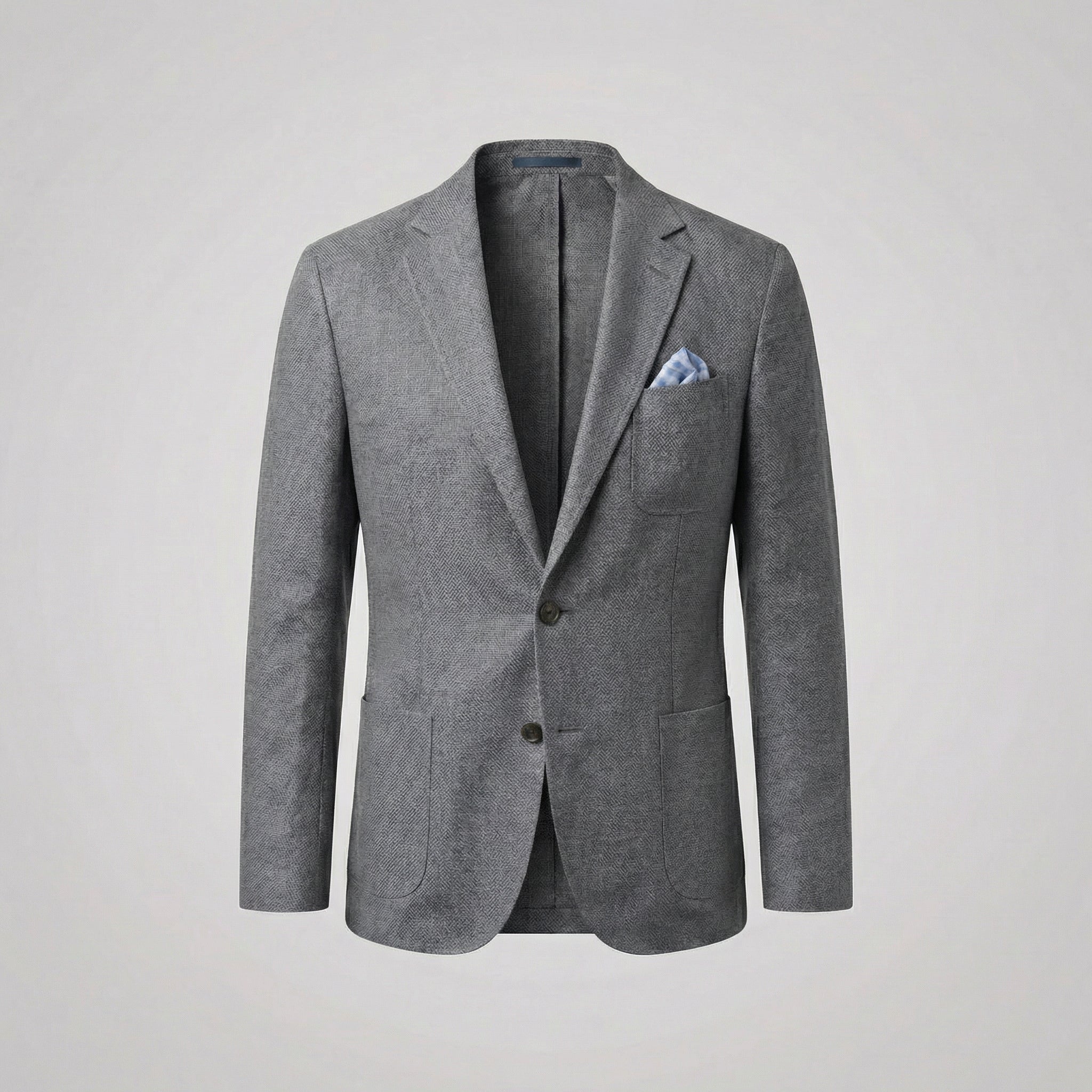 Men's Linen Blazer Unstructured Notch Lapel Lightweight Casual Jacket