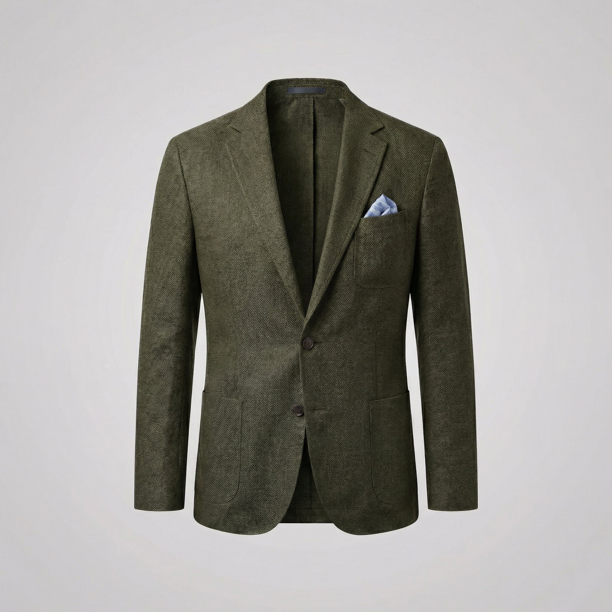 Men's Casual Linen Blazer Lightweight Unstructured Smart Jacket