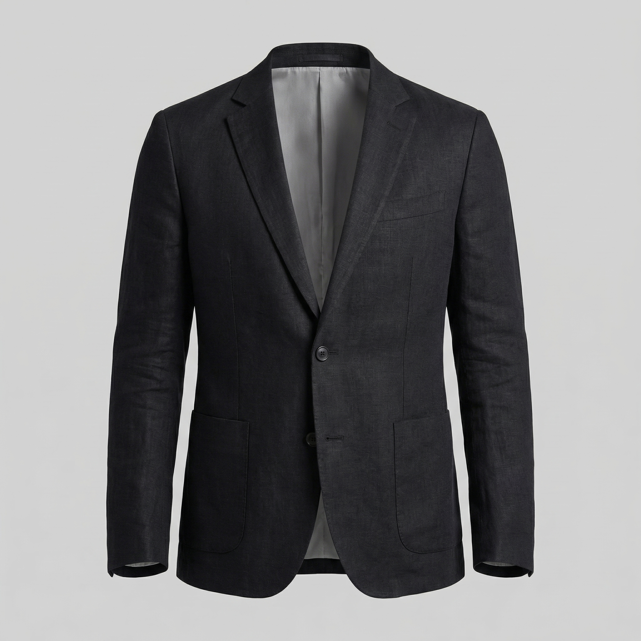 Men's Linen Blazer Jacket Breathable Relaxed Summer Smart Casual