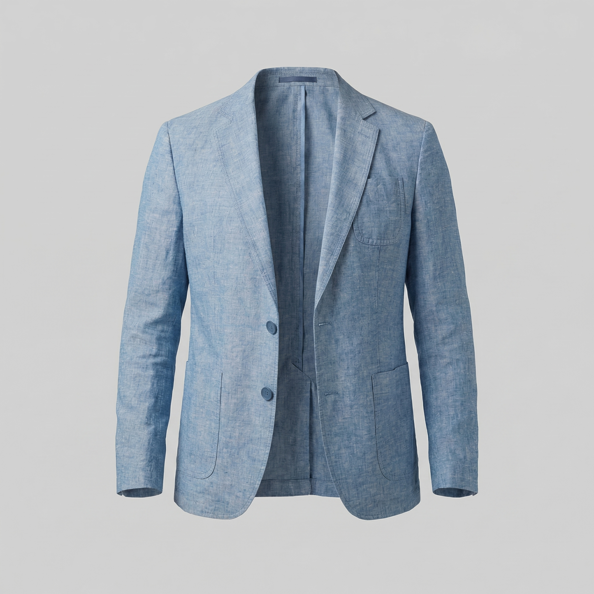 Men's Linen Blazer Jacket Breathable Relaxed Summer Smart Casual