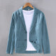 Men's Unstructured Linen Summer Suit Blazer Smart Casual