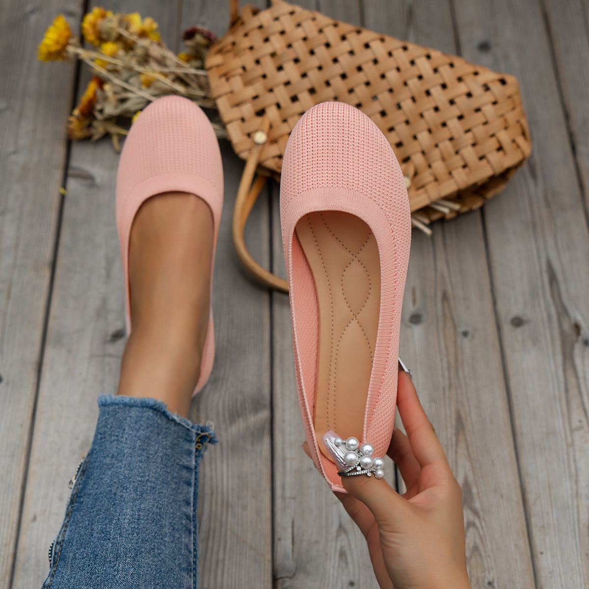 Women's Lightweight Orthopedic Slip-On Shoes for Daily Comfort