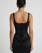 Women's Pleated Maxi Dress Off-Shoulder Cinched Waist Sling Dress