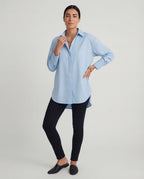 Women's Oversized Cotton Shirt Classic Collar Relaxed Fit Everyday