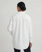 Women's Oversized Cotton Shirt Classic Collar Relaxed Fit Everyday