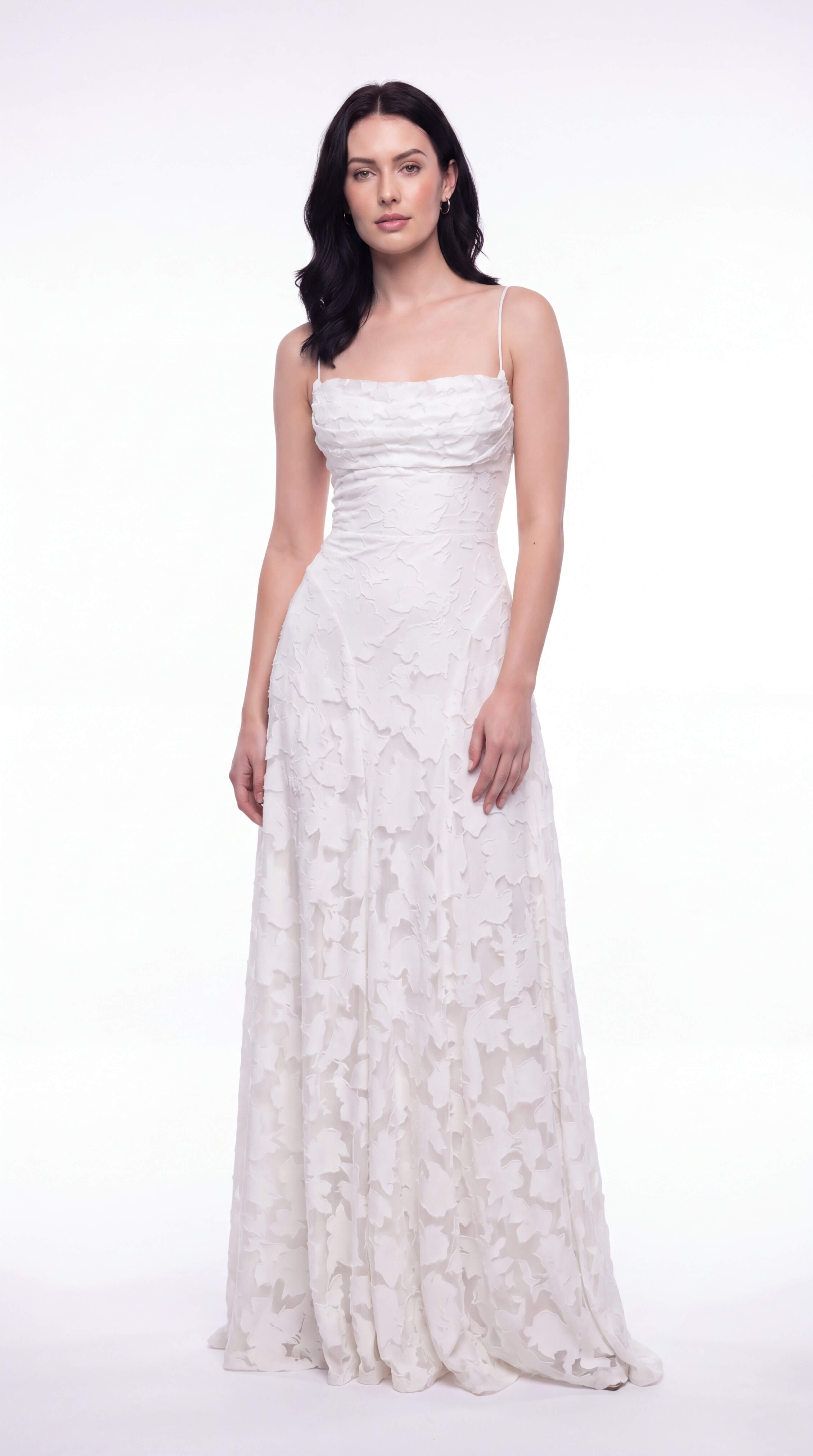 Women's Floral Maxi Dress Thin Straps Wedding Guest Evening Gown