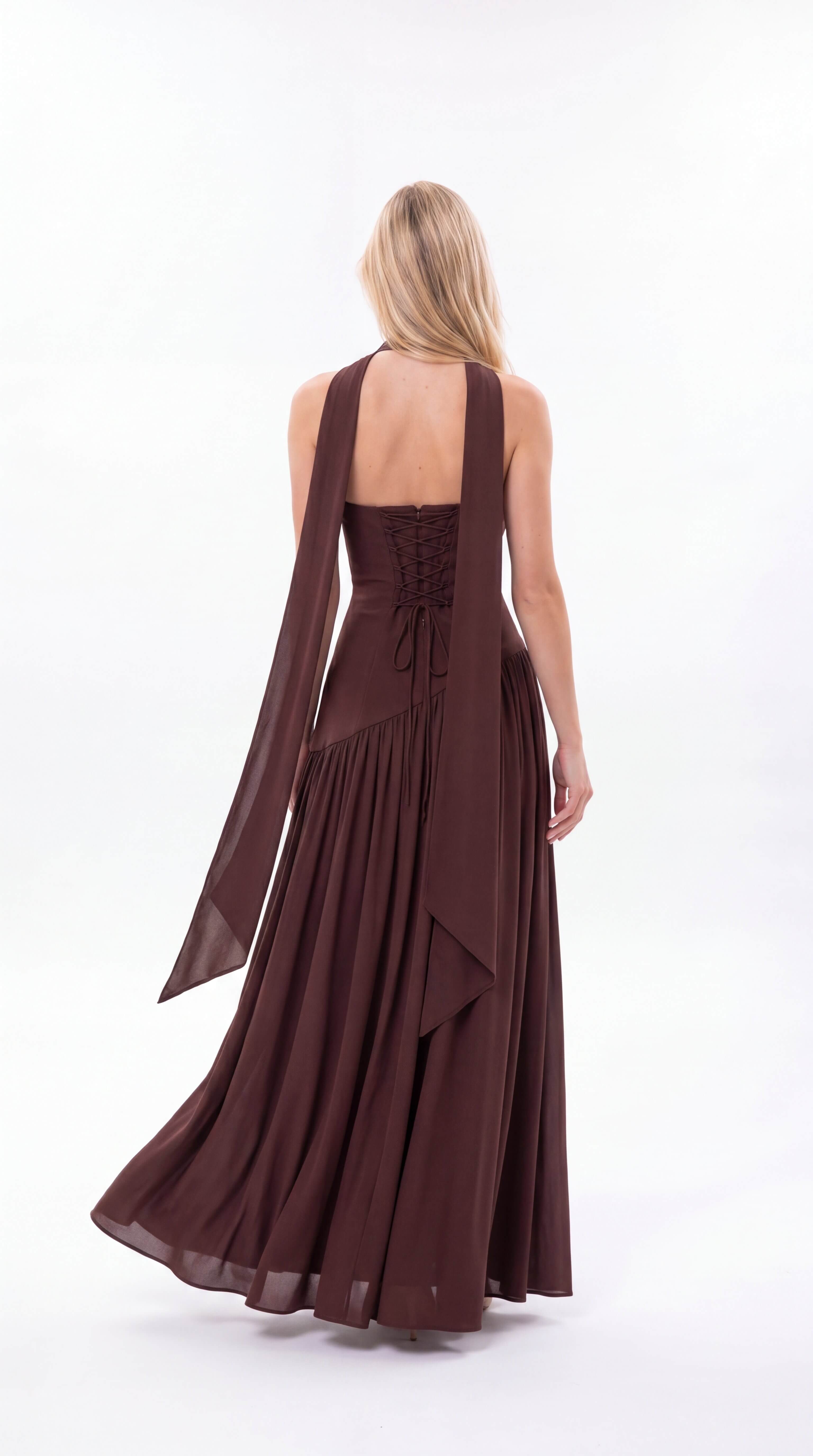Women's Corset Bustier Maxi Dress Wedding Guest Prom Summer