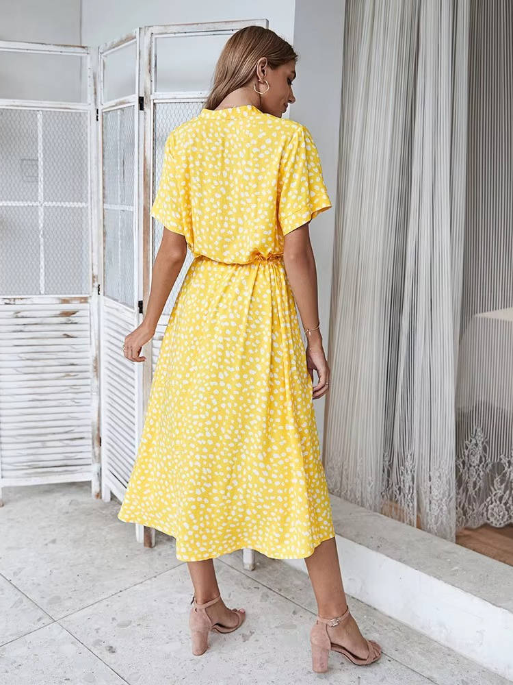 Womens Lightweight Comfortable Summer Midi Dress Breathable Soft Everyday Wear
