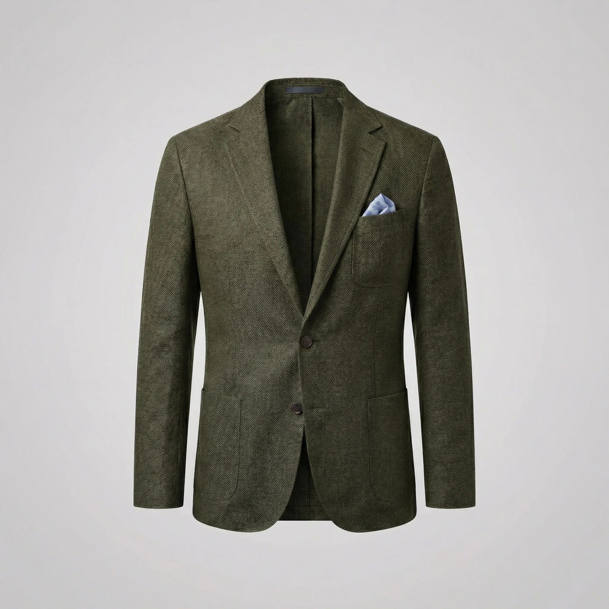 Men's Unstructured Linen Blazer Relaxed Fit Smart Casual Jacket
