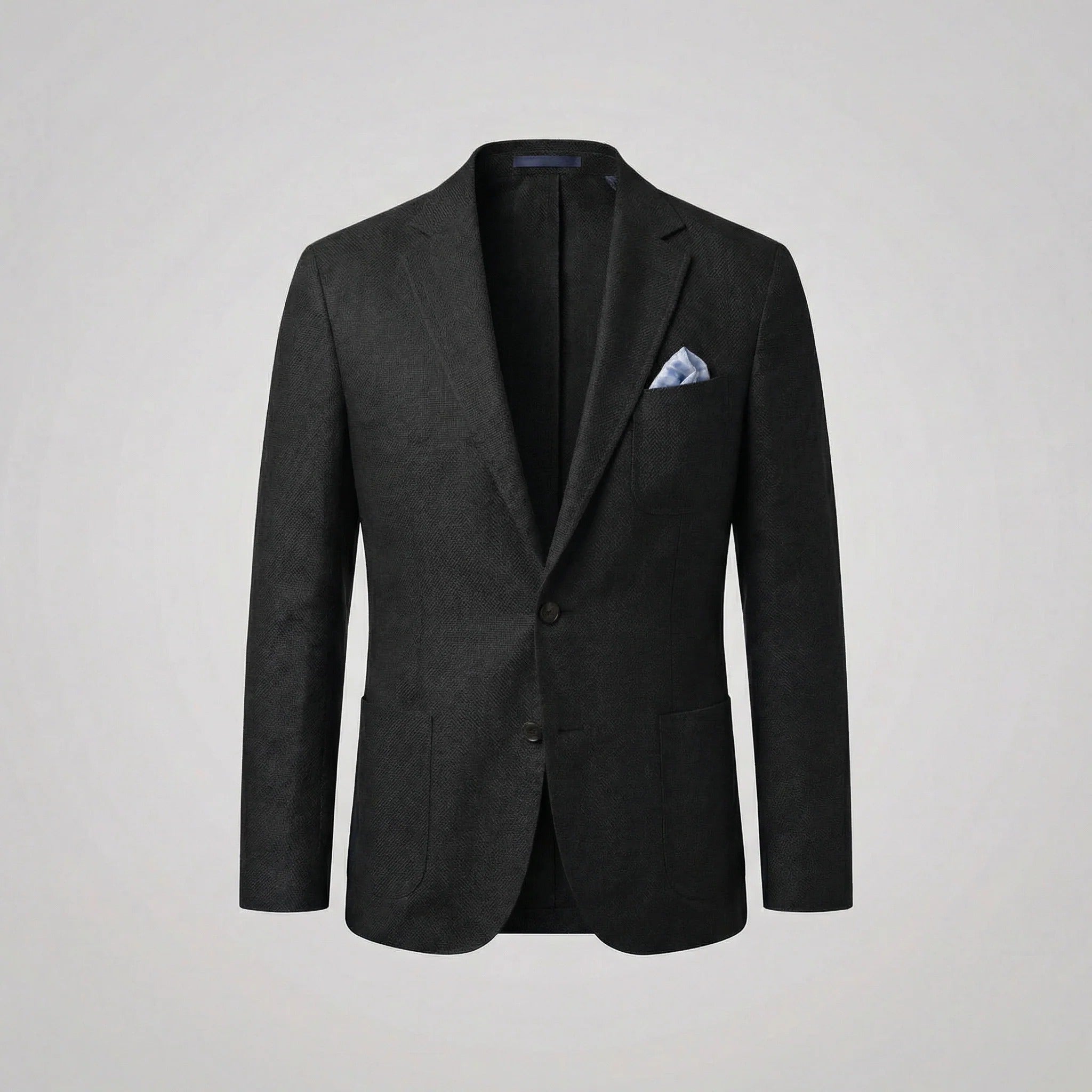 Men's Unstructured Linen Blazer Relaxed Fit Smart Casual Jacket