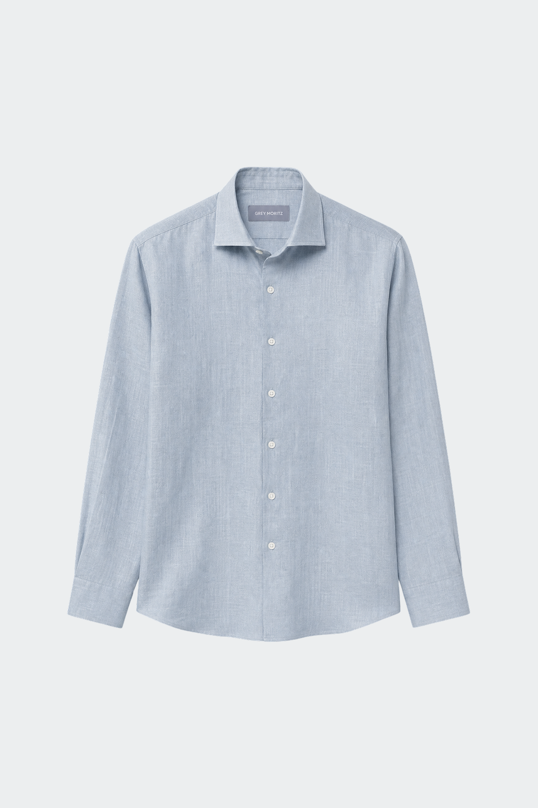 Men's Pure Linen Spread Collar Shirt Relaxed Fit Summer