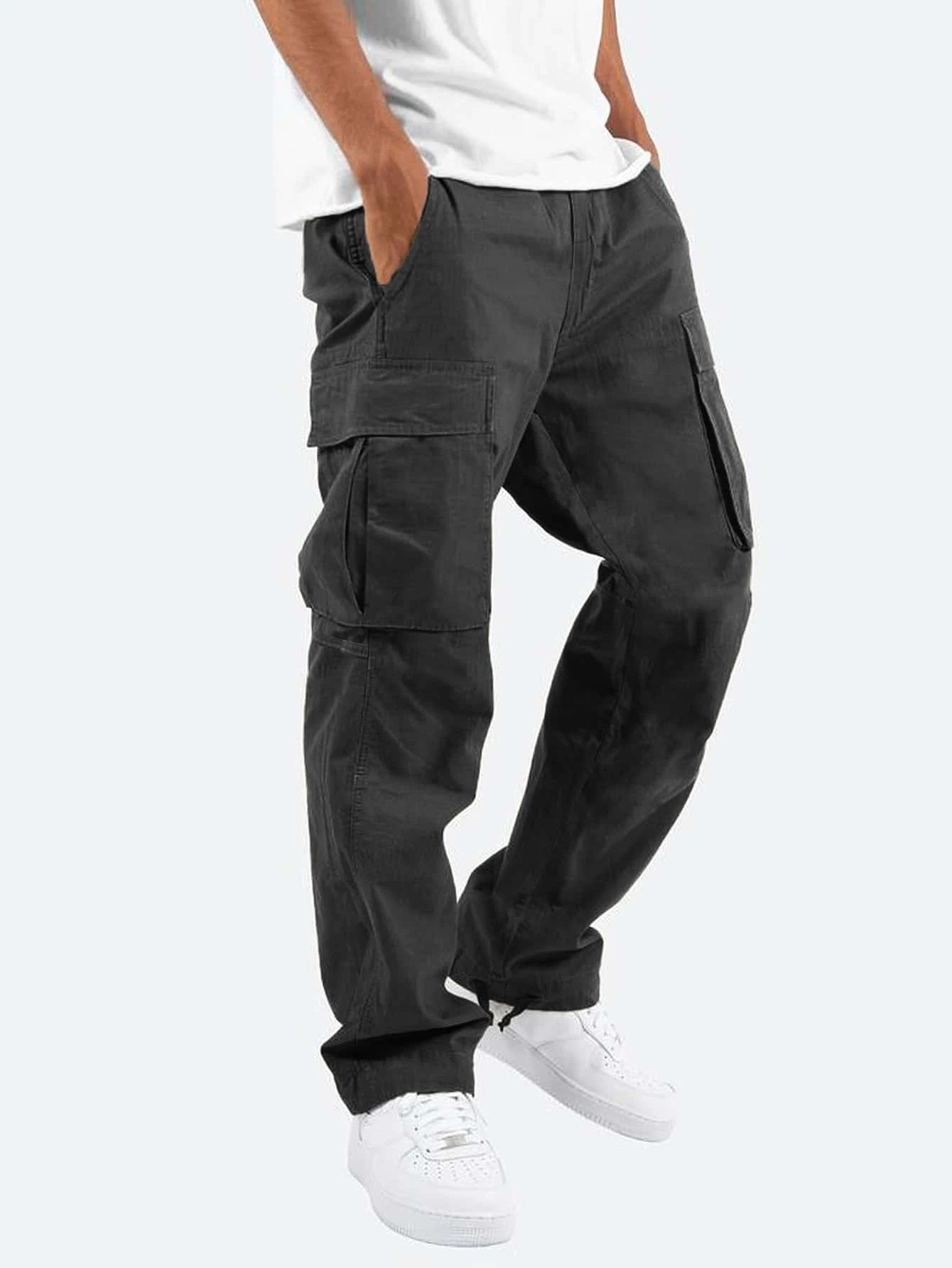Men's Relaxed Fit Cargo Pants Casual Everyday Outdoor Wear