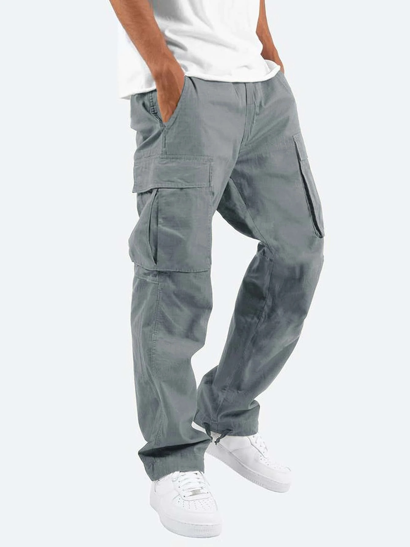 Men's Relaxed Fit Cargo Pants Casual Everyday Outdoor Wear