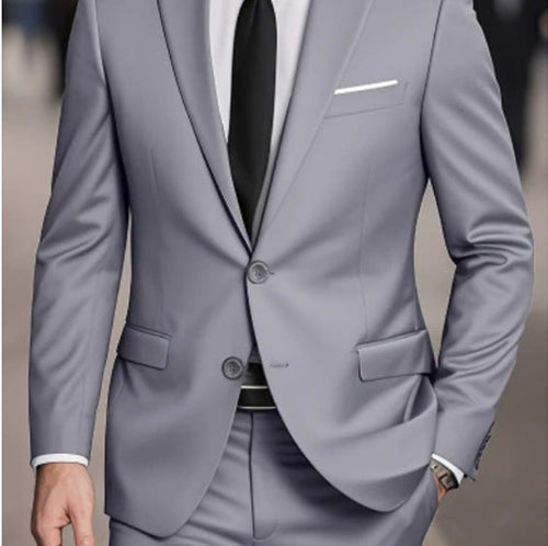 Men's Classic Two-Piece Suit Regular Fit Formal Occasion