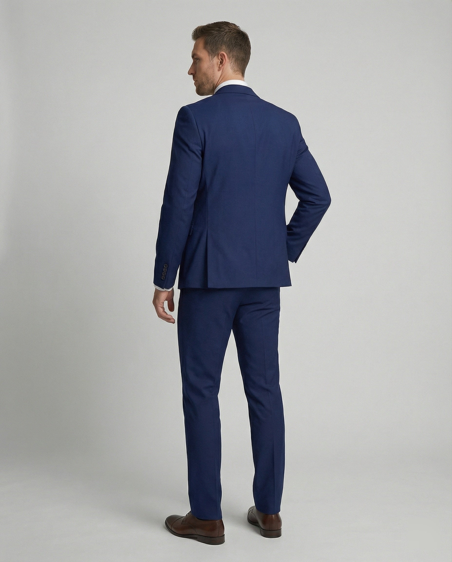 Men's Elegant Two-Piece Suit Slim Fit Formal Wedding Multi-Colour