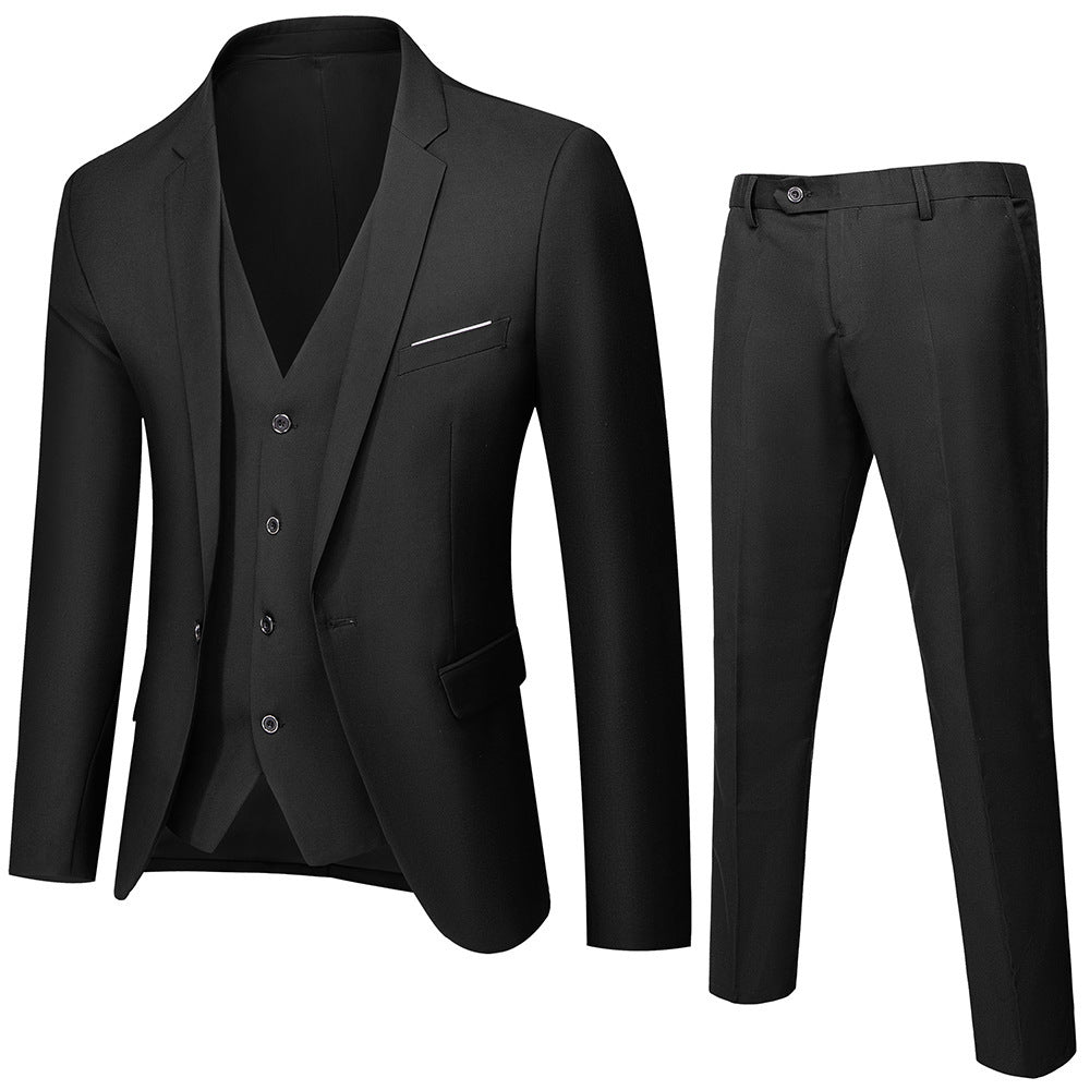 Men's Elegant Two-Piece Suit Slim Fit Formal Wedding Multi-Colour