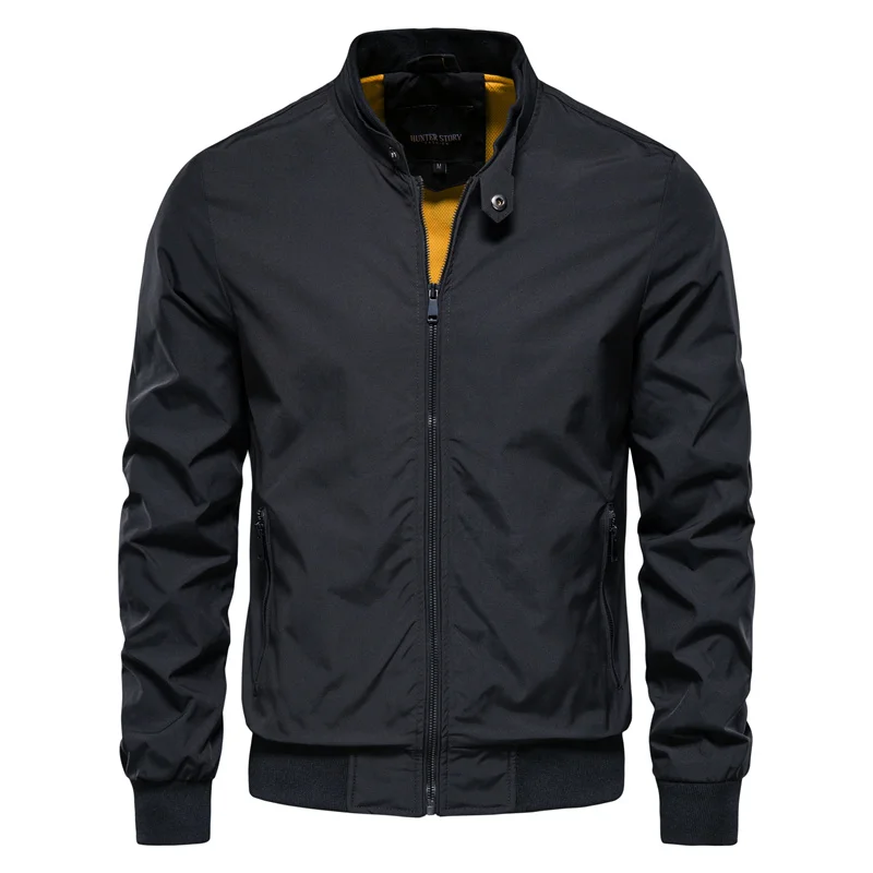 Men's Lightweight Spring Jacket Urban Style Practical Pockets Casual