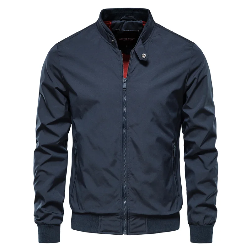 Men's Lightweight Spring Jacket Urban Style Practical Pockets Casual