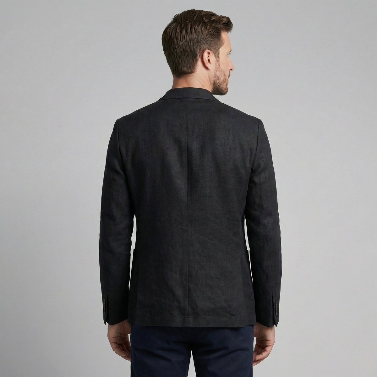 Men's Linen Blazer Jacket Breathable Relaxed Summer Smart Casual