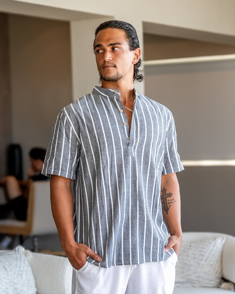 Men's Organic Cotton Polo Shirt for Smart Casual Wear