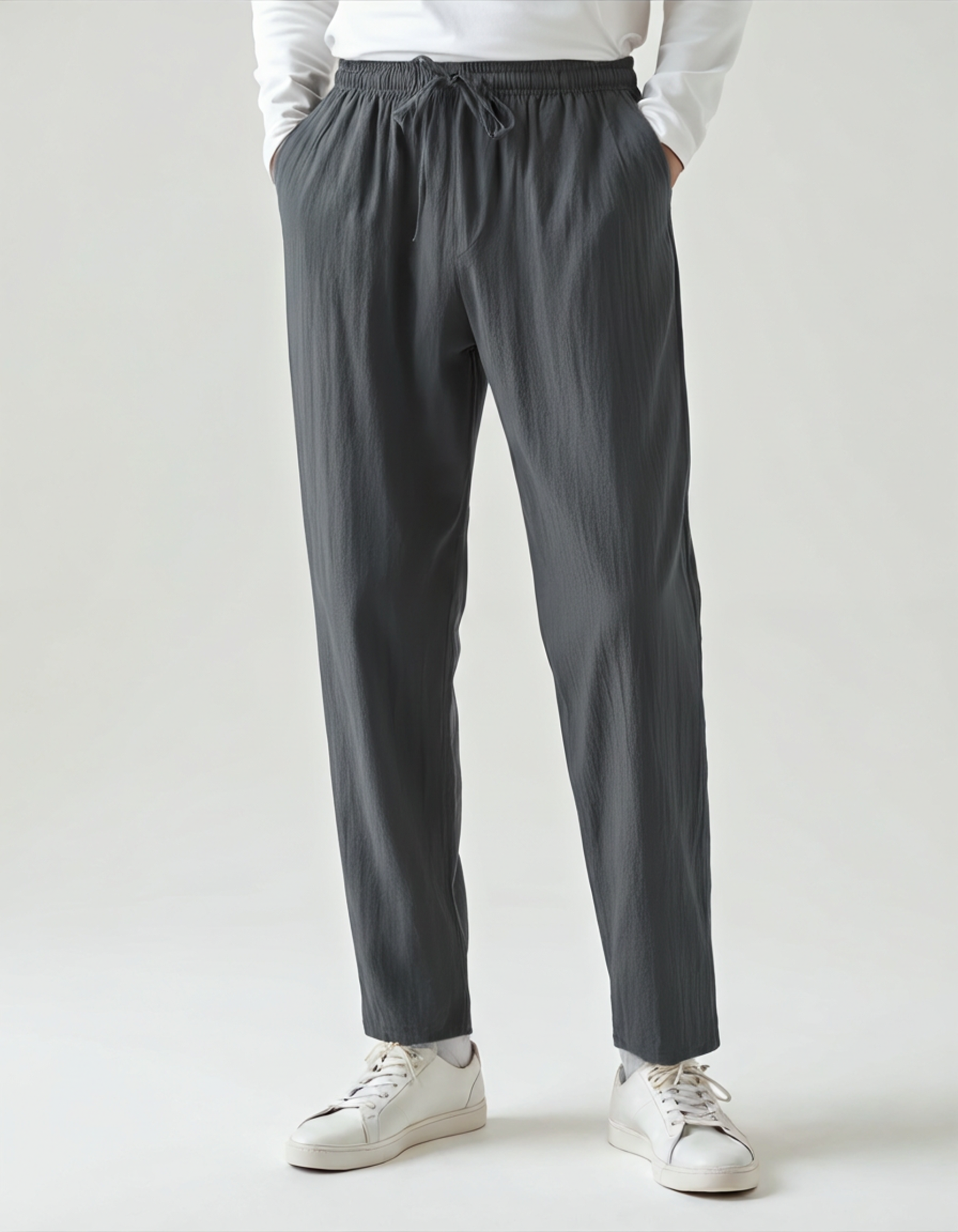Men's Oversized Linen Pants Casual Summer Relaxed Wide Leg
