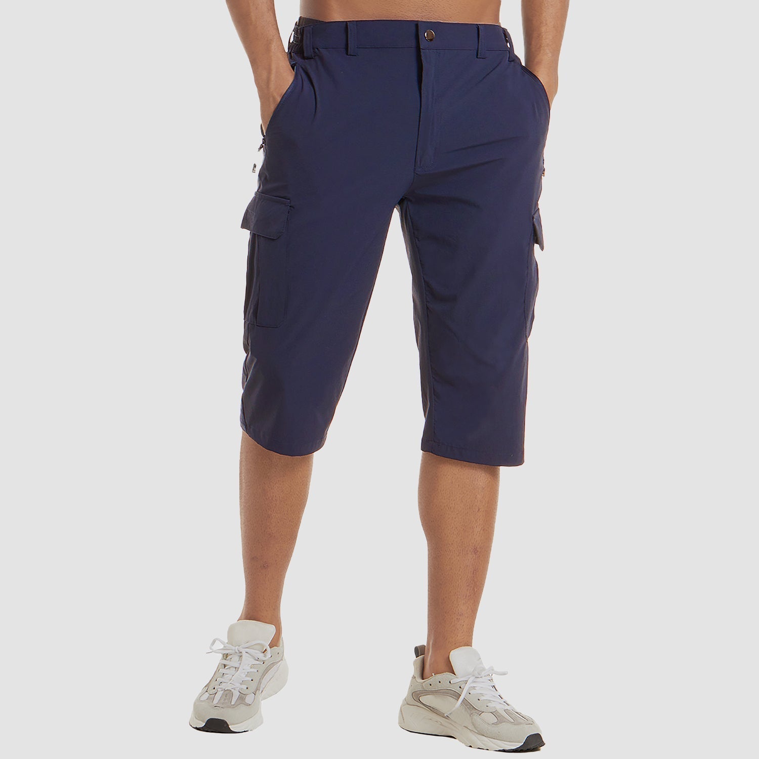Men's Quick-Drying Multi-Pocket Cargo Shorts for Active Summer Wear