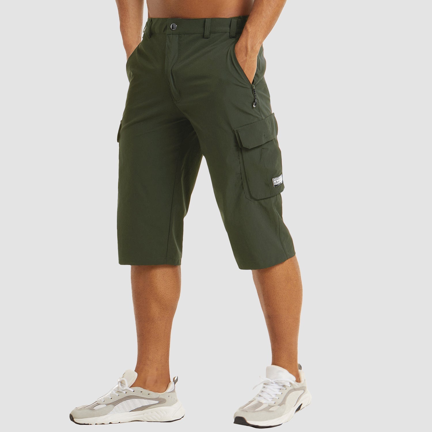 Men's Quick-Drying Multi-Pocket Cargo Shorts for Active Summer Wear