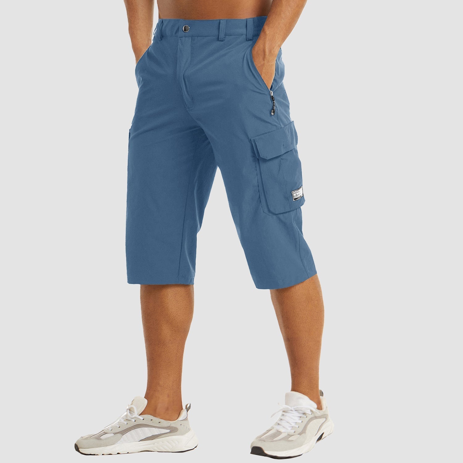 Men's Quick-Drying Multi-Pocket Cargo Shorts for Active Summer Wear