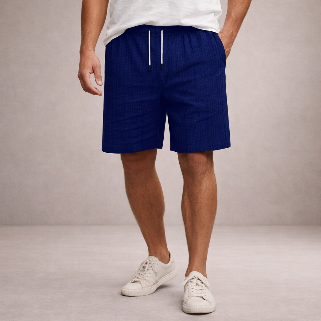 Men's Regular Fit Linen Summer Shorts Breathable Casual