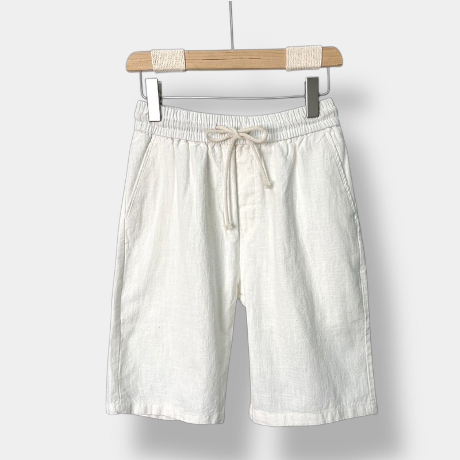 Men's Relaxed Fit Shorts Mid-Rise with Side Pockets